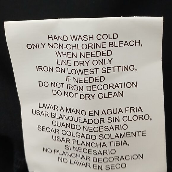 NWT Takara Tunic Top S Black Sheer 3/4 Sleeve Roll Tab Cuffs Hi Low - Picture 10 of 10